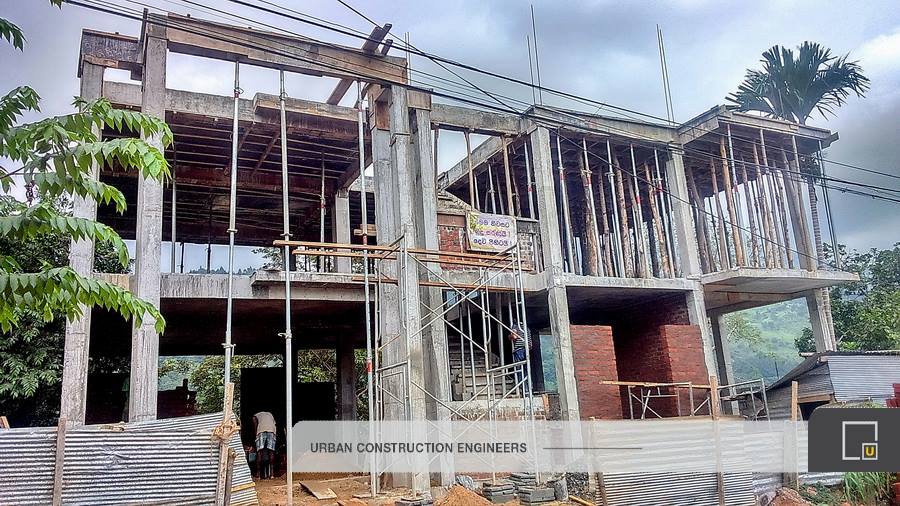 Construction of Residential Building at Kurunduwaththa - Peradeniya